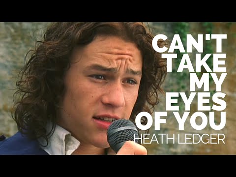 Heath Ledger Sings &quot;can&#039;t take my eyes off you&quot;.