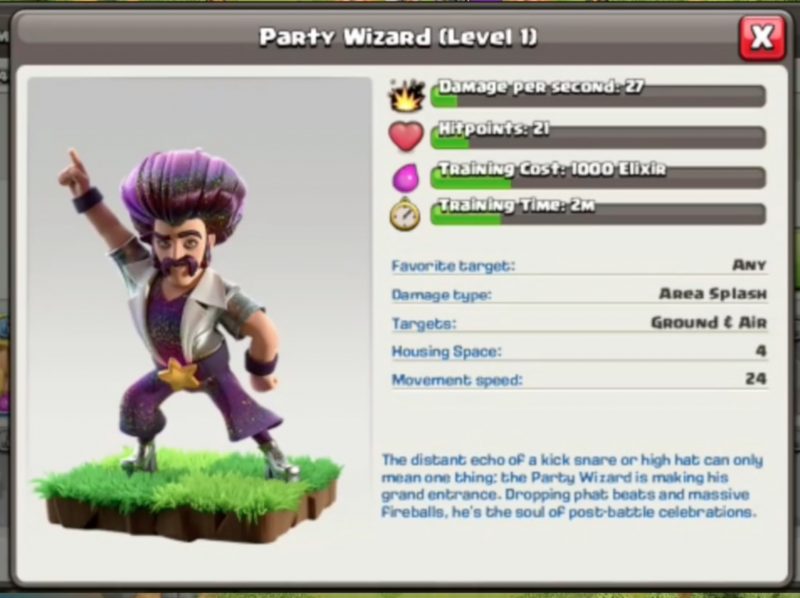 The New Clash Of Clans Party Wizard Will Be A Hit How To Apps - the fantastic world of wizards roblox