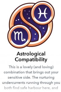 Snapchat Astrological Compatibility Charm