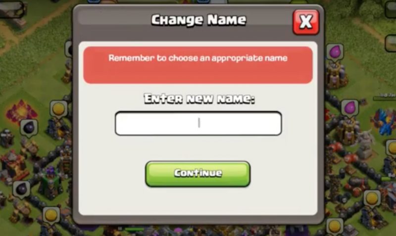 change CoC name