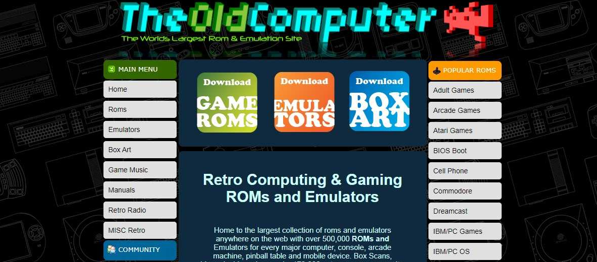 The Old Computer ROMS